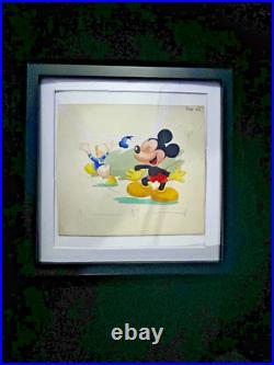 Original Walt Disney sketch drawn artwork of Mickey Mouse and Donald Duck 1950s