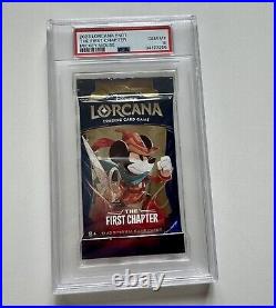 PSA 10 Disney Lorcana First Wave 12/5/23 Mickey Booster Pack EN01 First Chapter