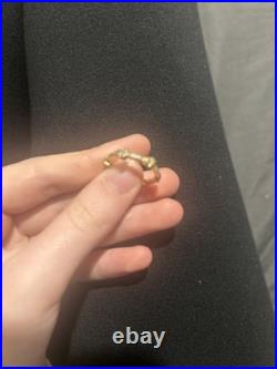 Pandora Disney Mickey Mouse and Minnie Mouse Eternity Ring 14k gold-plated