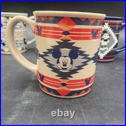 Pendleton Disney Mickey Mouse Collectible Mug Limited Edition Set of 4