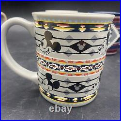 Pendleton Disney Mickey Mouse Collectible Mug Limited Edition Set of 4