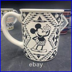 Pendleton Disney Mickey Mouse Collectible Mug Limited Edition Set of 4