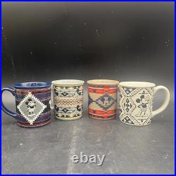 Pendleton Disney Mickey Mouse Collectible Mug Limited Edition Set of 4