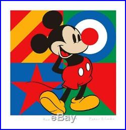 Peter Blake Disney Limited Edition, Mickey Mouse, Pop Art Screen Print