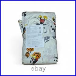Pottery Barn Kids Disney Mickey Mouse Halloween Organic Cotton QUEEN Sheet Set