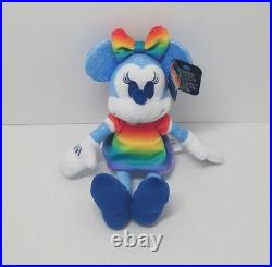 Pride Rainbow Disney Plush Mickey Minnie Mouse Pluto Goofy Daisy Donald Duck Gay