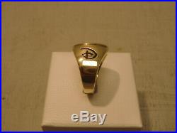 RARE 1975 Disney 20 year Cast Member Ring-Solid 10K Gold Mickey Mouse Size 8-1/2