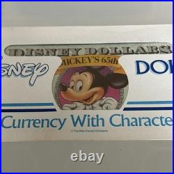 RARE 1993 Series $1 Mickey Mouse 65th Birthday Disney Dollar DO0811876A MINT