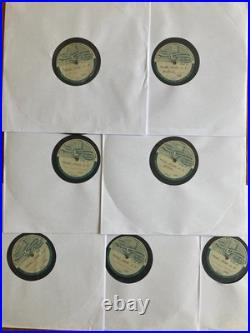 RARE DISNEY 7 x 78rpm Acetate MICKEY MOUSE 21st BIRTHDAY UK Radio Transcription