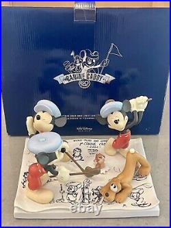 RARE Disney Gallery Art of Mickey Mouse Model Sheet Scene Canine Caddy #135/3000