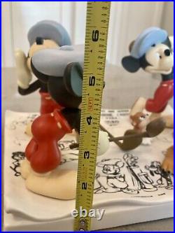 RARE Disney Gallery Art of Mickey Mouse Model Sheet Scene Canine Caddy #135/3000