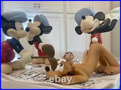 RARE Disney Gallery Art of Mickey Mouse Model Sheet Scene Canine Caddy #135/3000