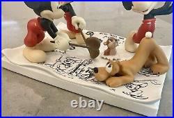 RARE Disney Gallery Art of Mickey Mouse Model Sheet Scene Canine Caddy #135/3000