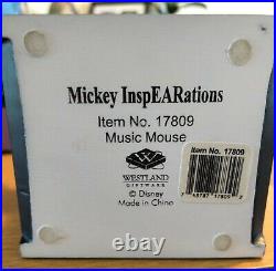RARE Mickey InspEARations -Item No 17809, Music Mouse Westland Giftware -Disney