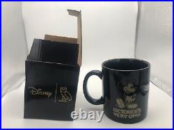 RARE NIB Disney Mickey Mouse x OVO October's Very Own Drake Black & Gold Mug