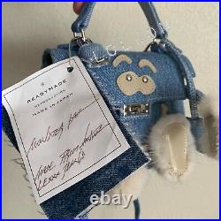 READYMADE MONSTER DOLL BAG Rare DENIM HERMES KELLY DOLL MODEL Handbag Japan