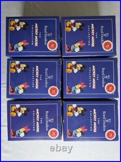 ROYAL DOULTON 70th ANNIVERSARY DISNEY MICKEY MOUSE SET 6 BNIB MADE IN ENGLAND