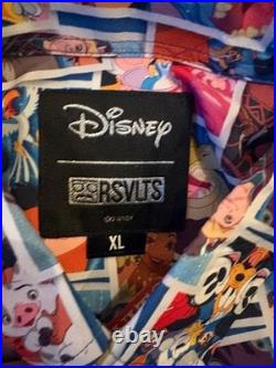 RSVLTS Disney 100 Say Cheeeese Limited Edition KUNUFLEX Shirt Mens XL NWT
