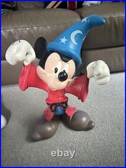 Rare 44cm Rutten Disney Mickey Mouse Sorcerers Apprentice Statue