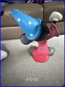 Rare 44cm Rutten Disney Mickey Mouse Sorcerers Apprentice Statue