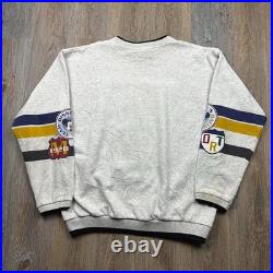 Rare 90s Disney Mickey Mouse Tour The World Racing Team Sweatshirt SKU (98)