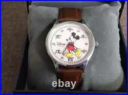 Rare Antique Disney Mickey Mouse Zodiac Quartz Watch with Case Unisex