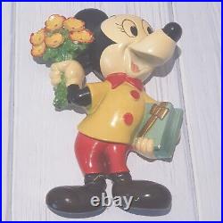 Rare BOSSONS MICKEY MOUSE Walt Disney 1958 WALL PLAQUE A/F Vintage