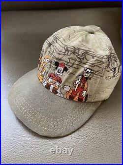 Rare DISNEY Mickey Mouse VTG Fort Wilderness Lodge 80's Hat Cap Youth