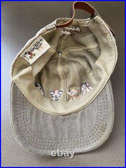 Rare DISNEY Mickey Mouse VTG Fort Wilderness Lodge 80's Hat Cap Youth