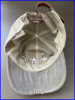Rare DISNEY Mickey Mouse VTG Fort Wilderness Lodge 80's Hat Cap Youth