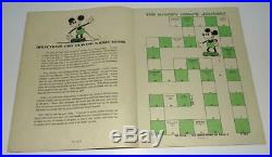 Rare Disney1930 1stmickey Mouse Bookcomplete Vf+/8.5+comic Strip Vs-bibo&l Ang