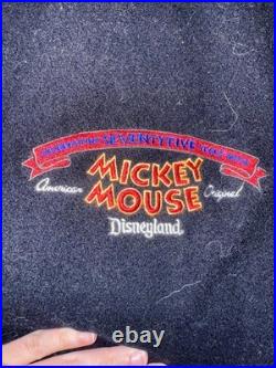 Rare Disney 75th Anniversary Mickey Mouse Disneyland Leather 6 Patches XL Jacket Rare Disney 75th Anniversary Mickey Mouse Disneyland Leather 6 Patches XL Jacket