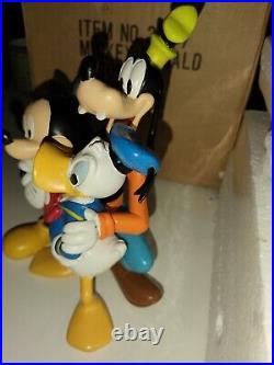 Rare Disney Mickey, Donald and Goofy Figurine 3727 New Boxed