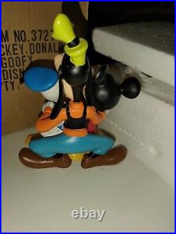 Rare Disney Mickey, Donald and Goofy Figurine 3727 New Boxed