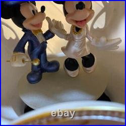 Rare Disney Mickey Minnie Mouse 105th Anniversary Memorial Music Box Clock