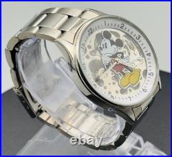 Rare Disney Mickey Mouse Skeleton 17 Jewel Wind Up 35mm Display Back NOS
