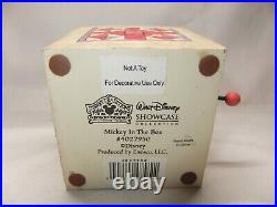 Rare Disney Traditions Jim Shore Mickey Mouse In The Box Figure 4027950 with Tag