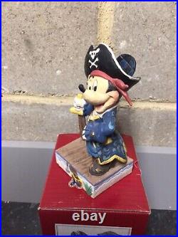 Rare Disney Traditions Jim Shore Mickey Mouse Set Sail for Adventure