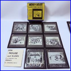 Rare Ensign Magic Lantern Complete Outfit Disney Mickey Mouse Slides A-L