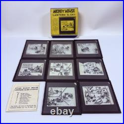 Rare Ensign Magic Lantern Complete Outfit Disney Mickey Mouse Slides A-L