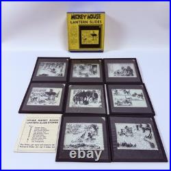 Rare Ensign Magic Lantern Complete Outfit Disney Mickey Mouse Slides A-L