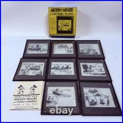 Rare Ensign Magic Lantern Complete Outfit Disney Mickey Mouse Slides A-L