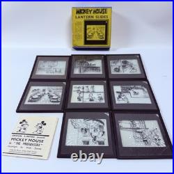 Rare Ensign Magic Lantern Complete Outfit Disney Mickey Mouse Slides A-L