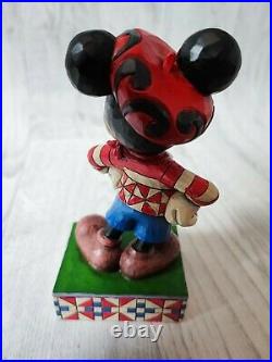 Rare Jim Shore Disney Traditions Mickey Mouse Greetings From France Figurine