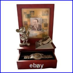 Rare Limited Edition Walt Disney Theme Parks Mickey Mouse Watch Set with Box & COA