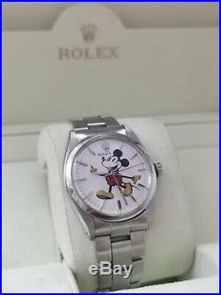 Rare Men's Rolex Disney Mickey mouse Ref6426 boxed