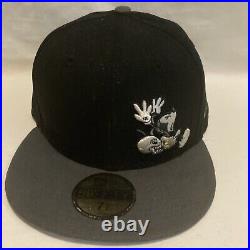 Rare New Era X Disney 59fifty Mickey Mouse The Mad Doctor Fitted Hat 7 1/2