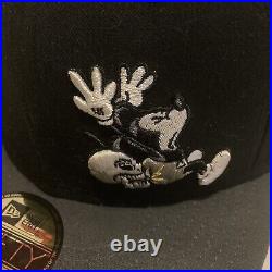 Rare New Era X Disney 59fifty Mickey Mouse The Mad Doctor Fitted Hat 7 1/2