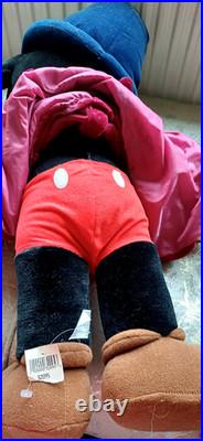 Rare Vintage 30 Disney Fantasia Sorcerer Mickey Mouse Plush Excellent condition