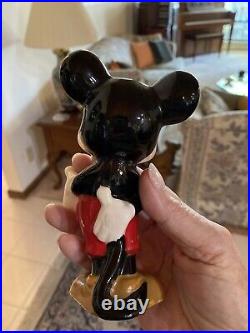 Rare Vintage Mickey Mouse Porcelain Collectible Made In Japan Very Good